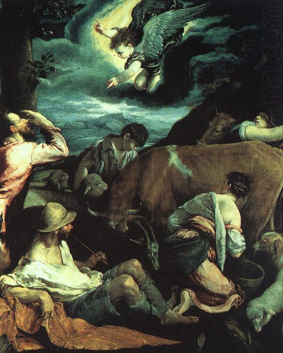 BASSANO, Jacopo The Annunciation to the Shepherds china oil painting image